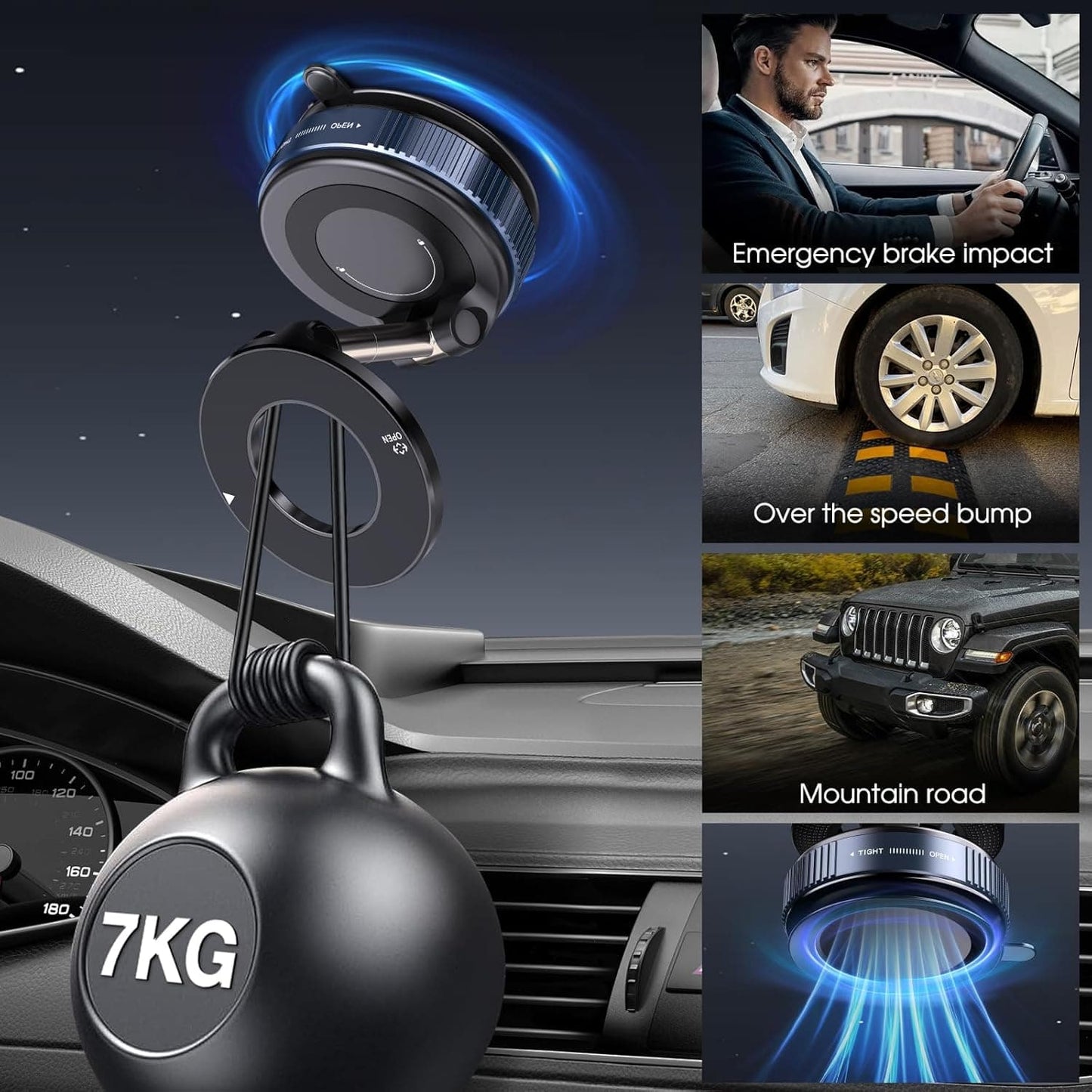 Eptchn MagLock 360° Foldable Magnetic Phone Mount